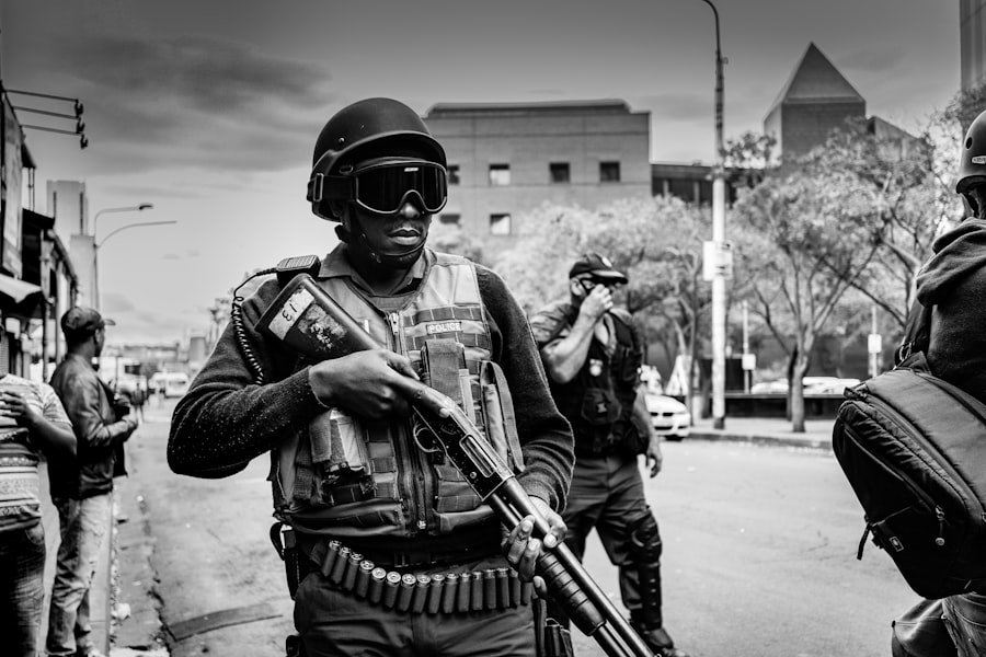 Photo policing Africa